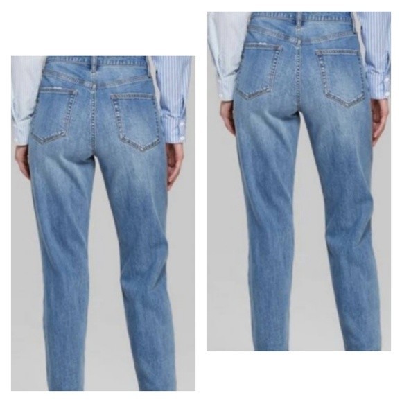 wild‎ fable Medium Wash Distressed Jeans size 16 - Picture 1 of 7
